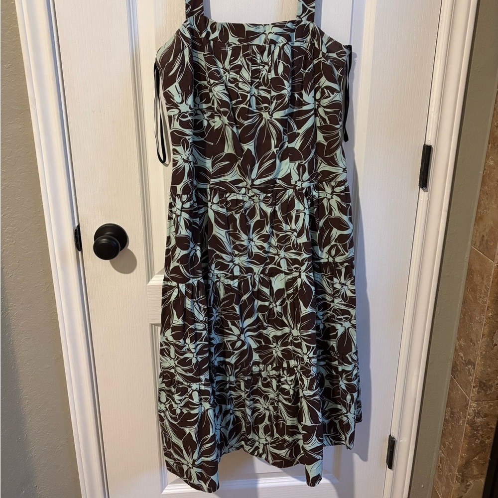 Danny & Nicole Mint Green Sleeveless Midi Sundress